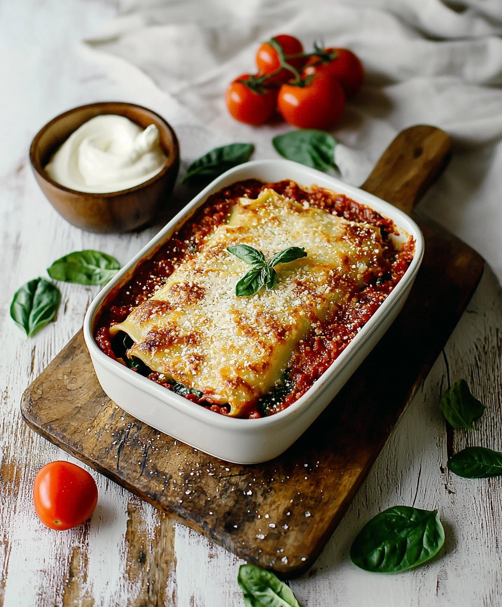 Cannelloni ricotta épinard
