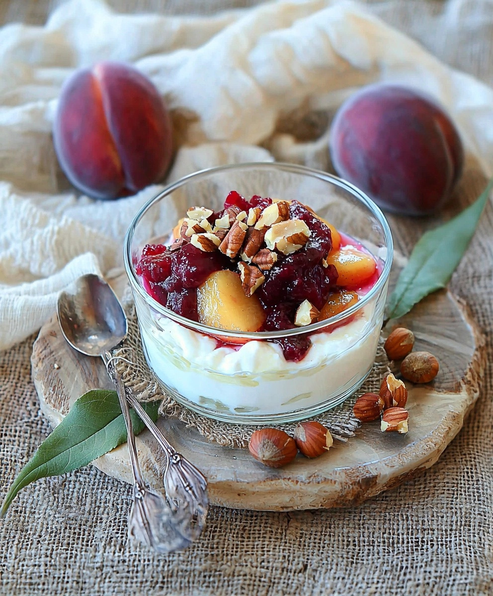 Compote de pêches et mirabelles