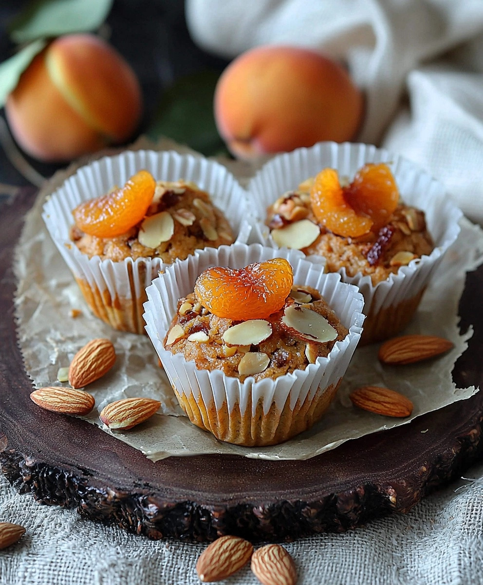 Muffins abricots amandes