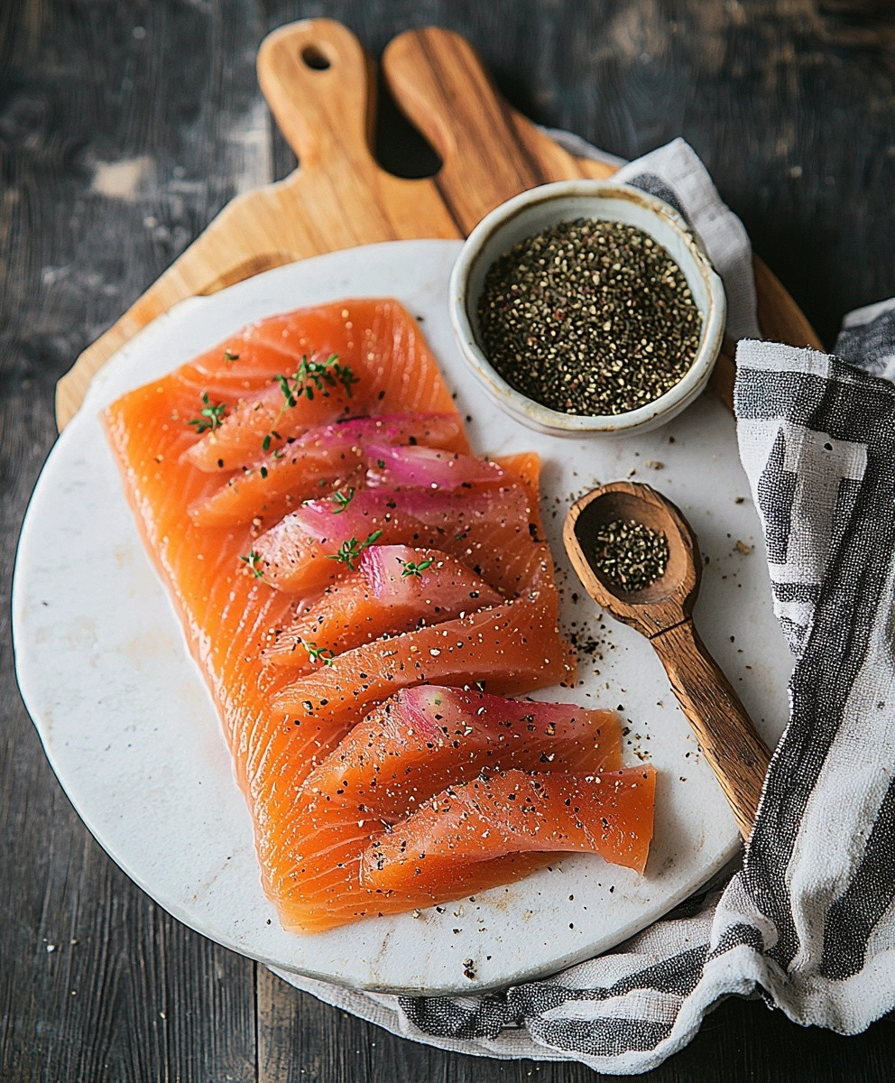 Saumon gravlax maison