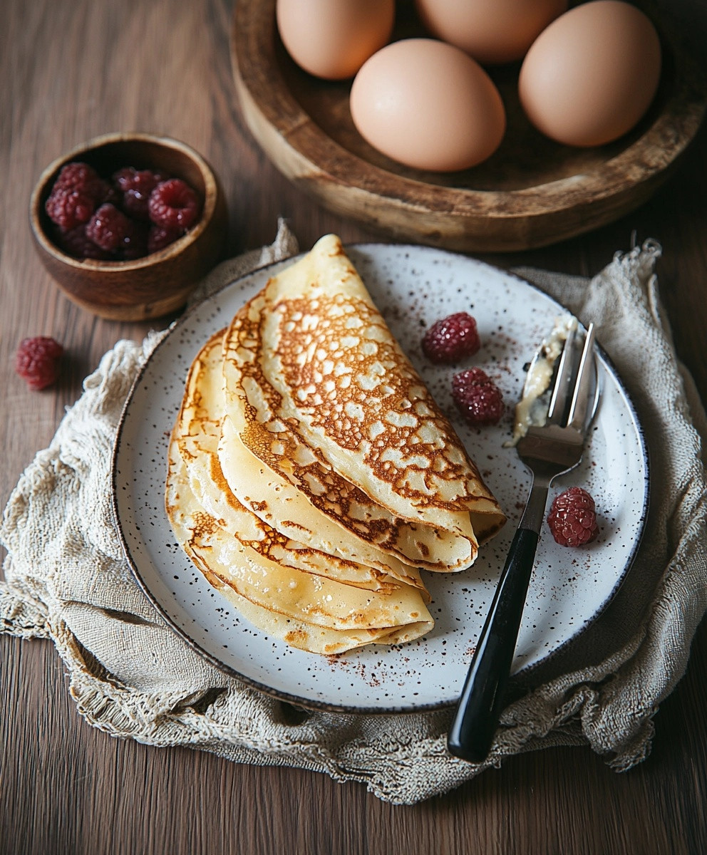 Pâte à crêpe sans beurre