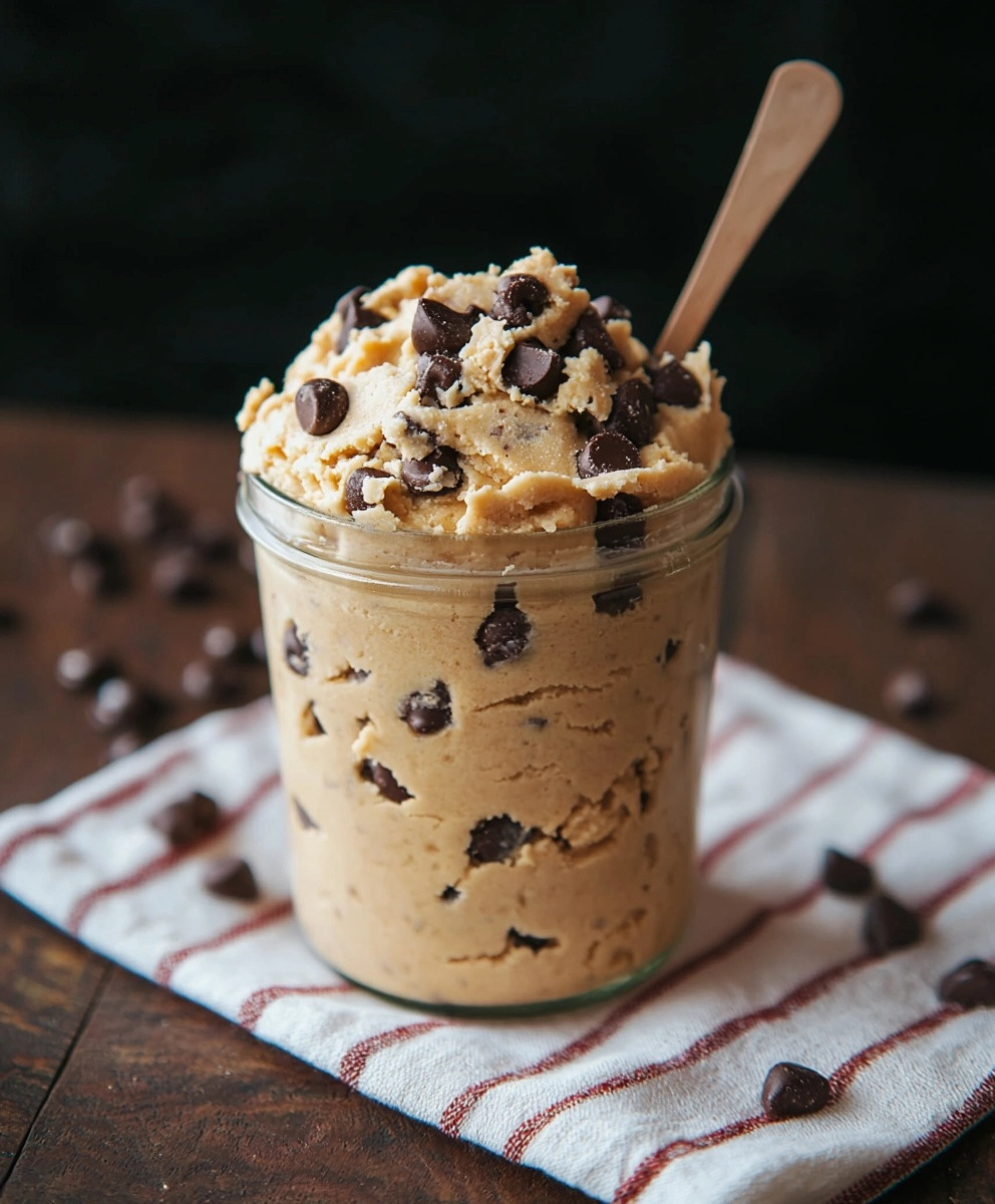 Pâte à cookie crue