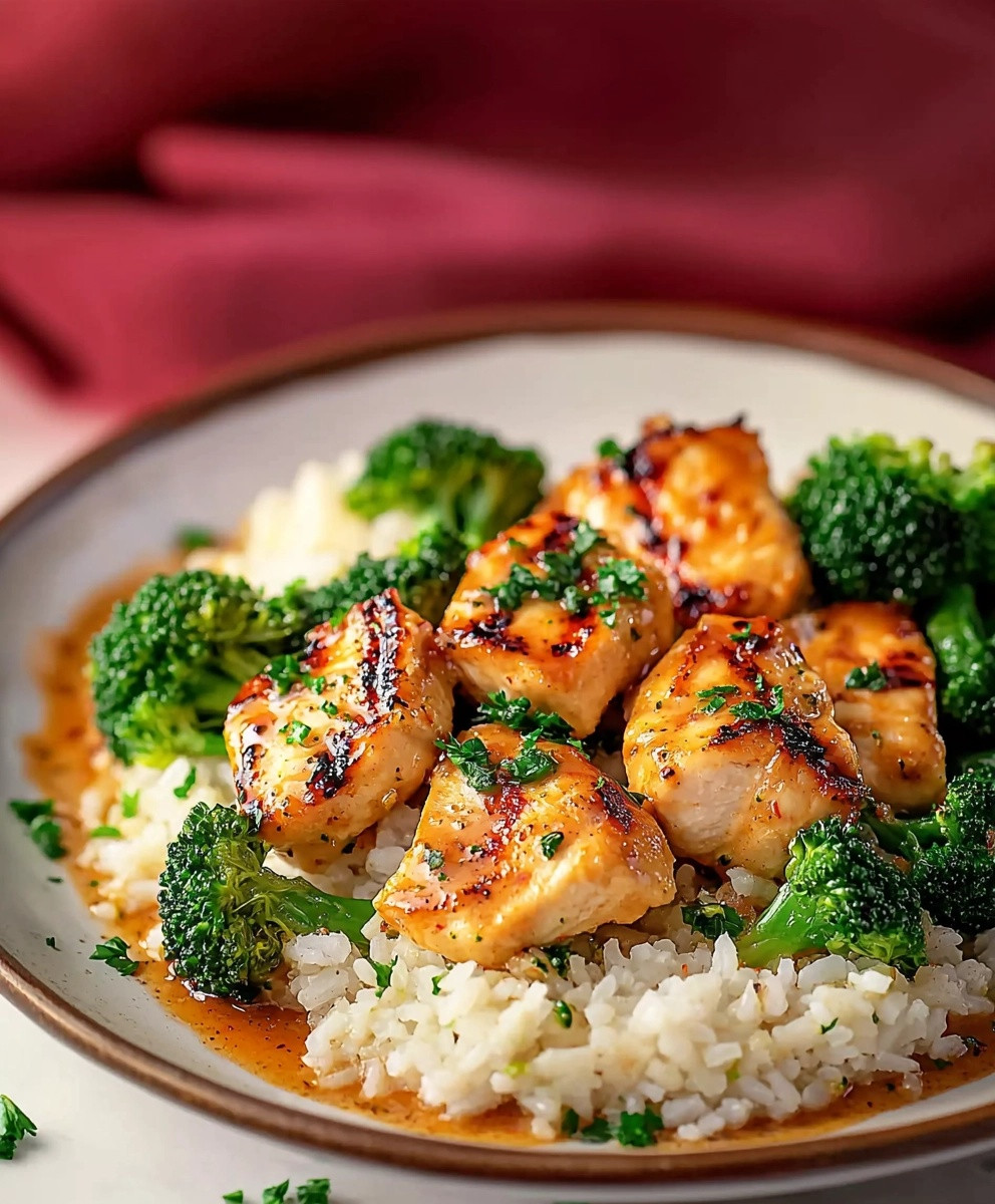 Poulet Brocoli Riz Nutritif