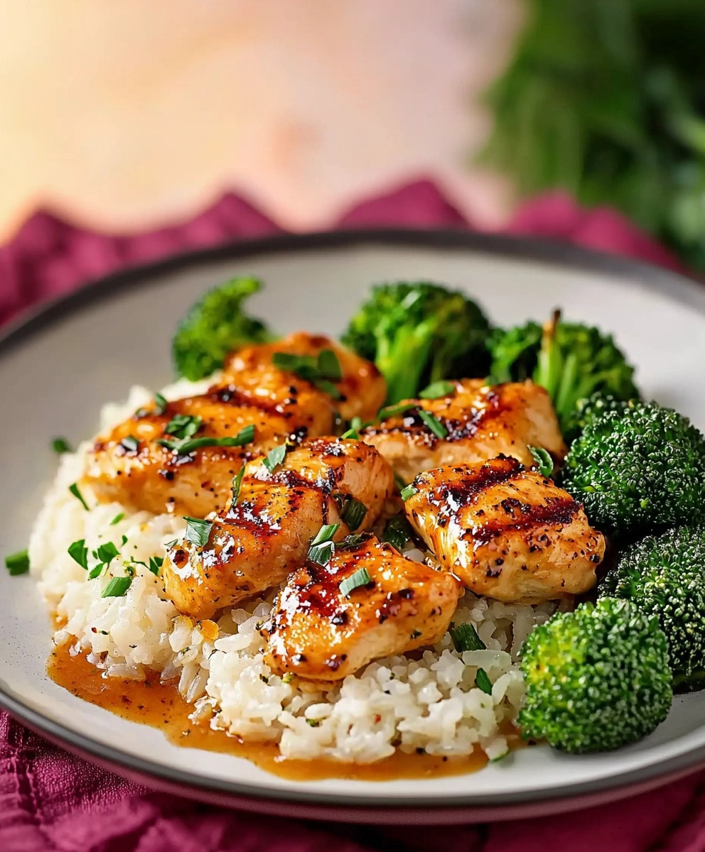 Poulet Brocoli Riz Nutritif