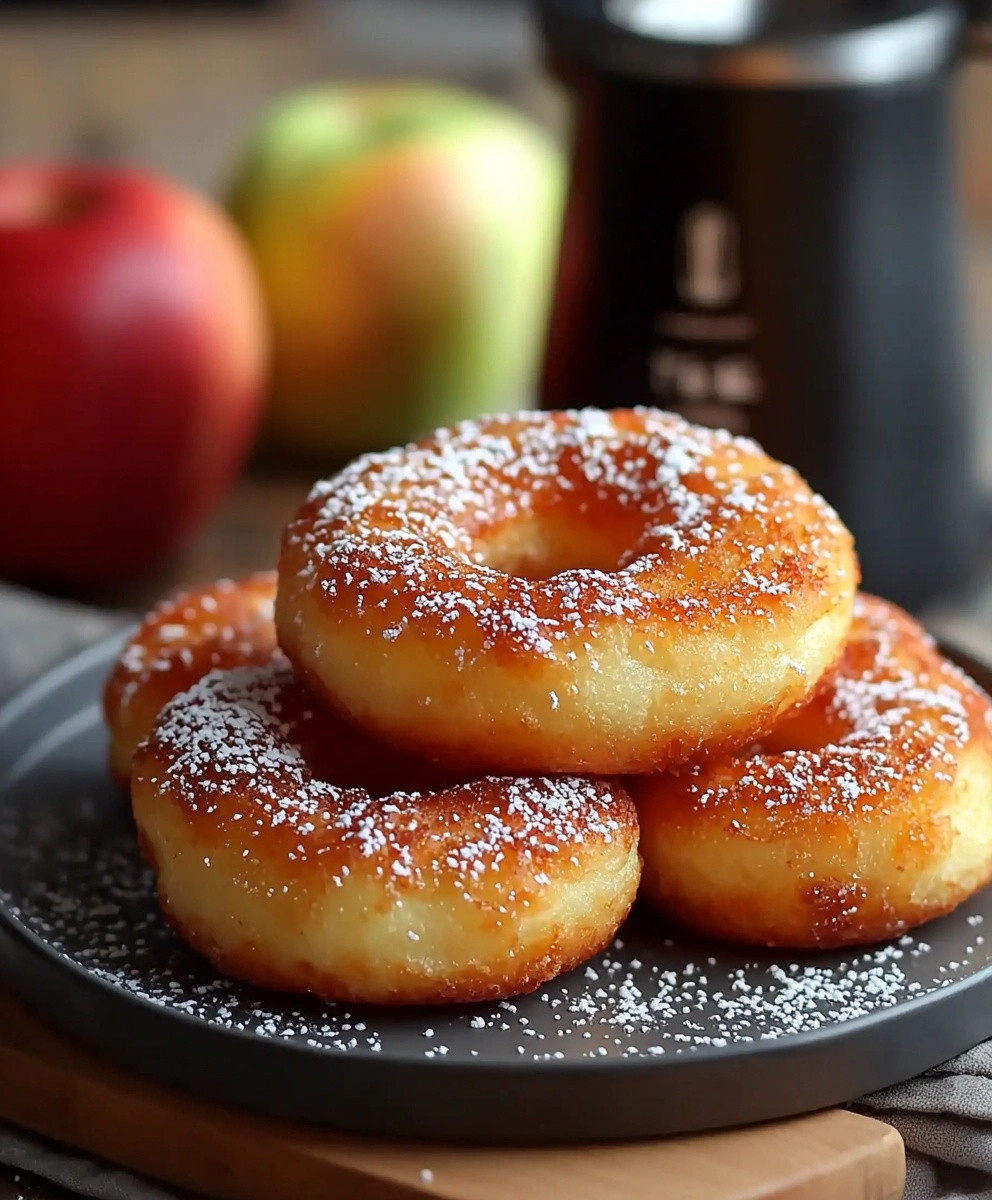 Beignets aux pommes au four