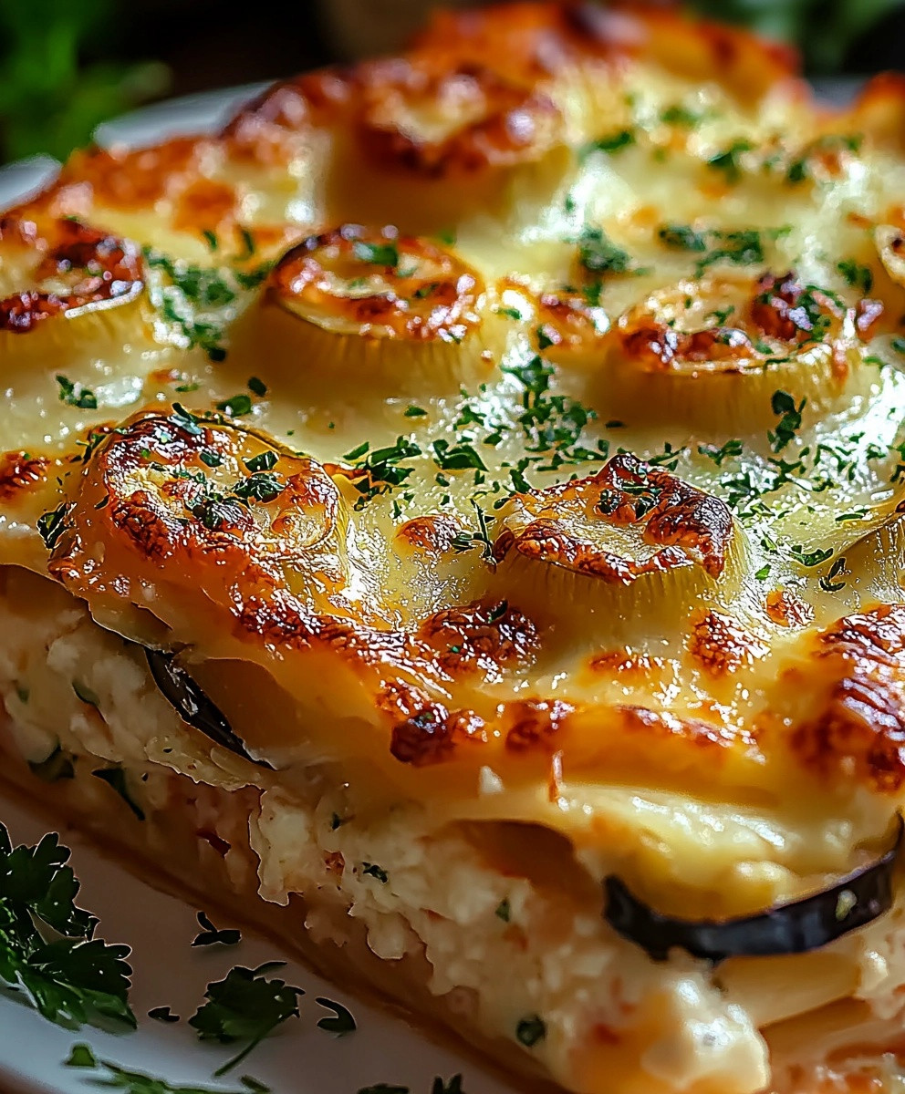 Lasagnes aubergines courgettes
