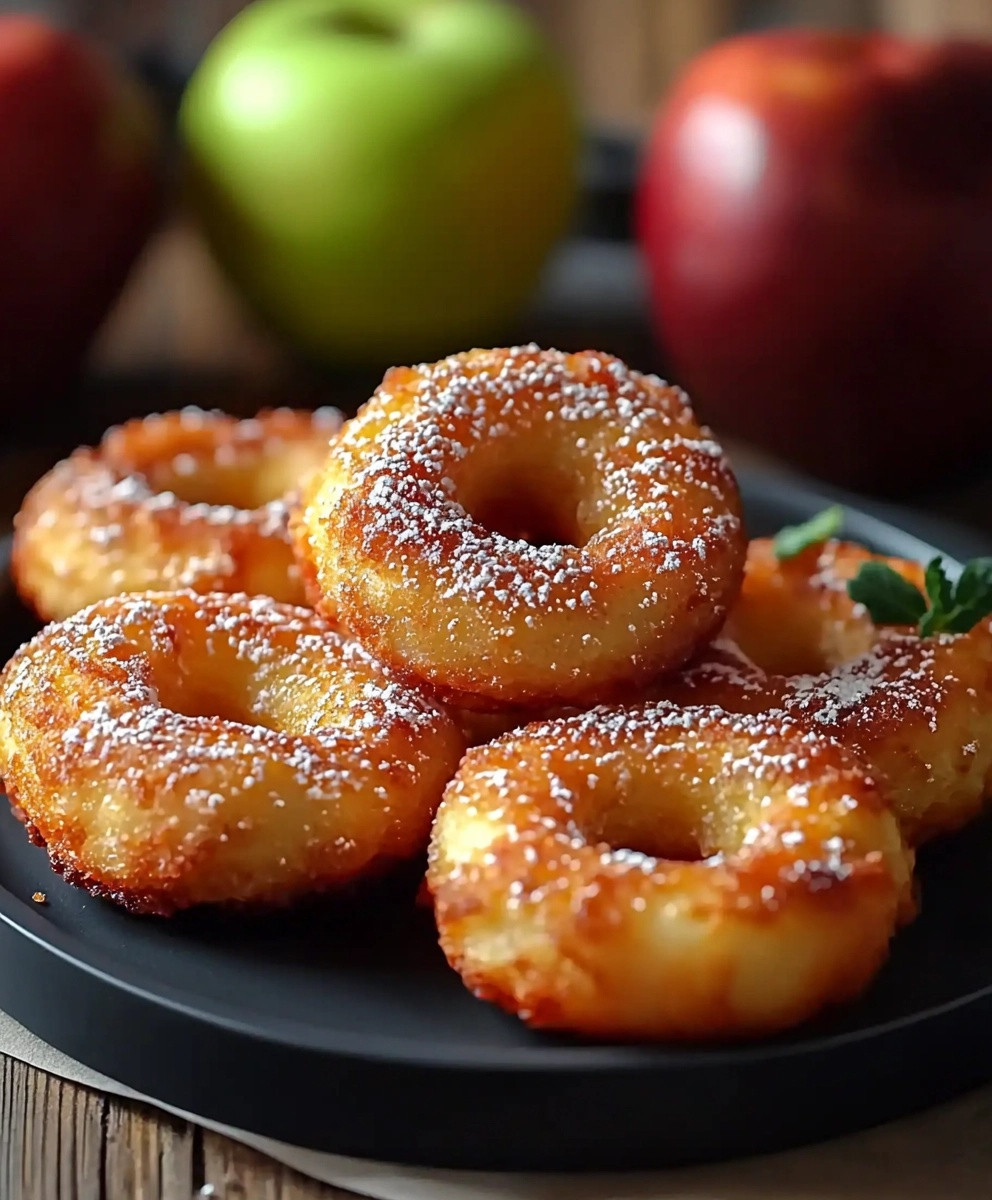 Beignets aux pommes au four