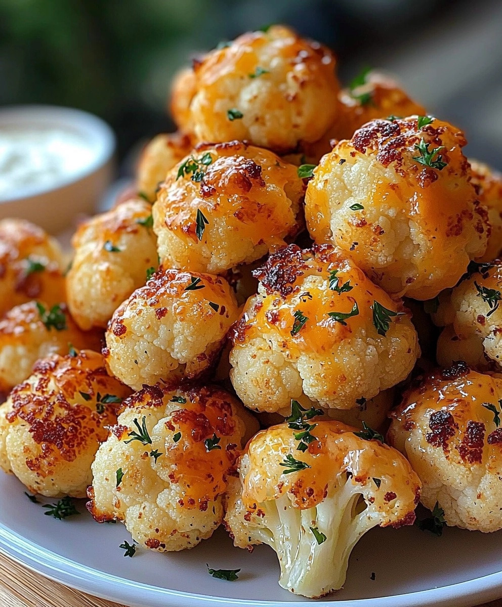 bouchées chou-fleur fromage