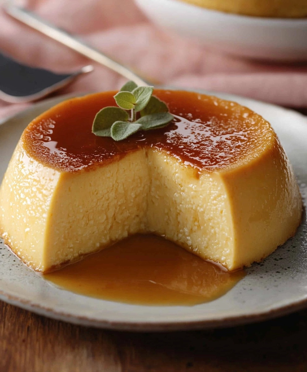 Flan au lait concentré sucré