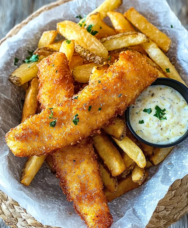 Poisson et frites maison