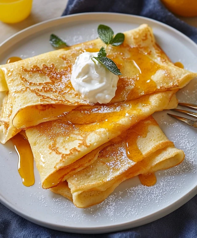 Crêpes Suzette délicieuses
