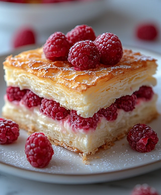 Mille-Feuille citron framboise