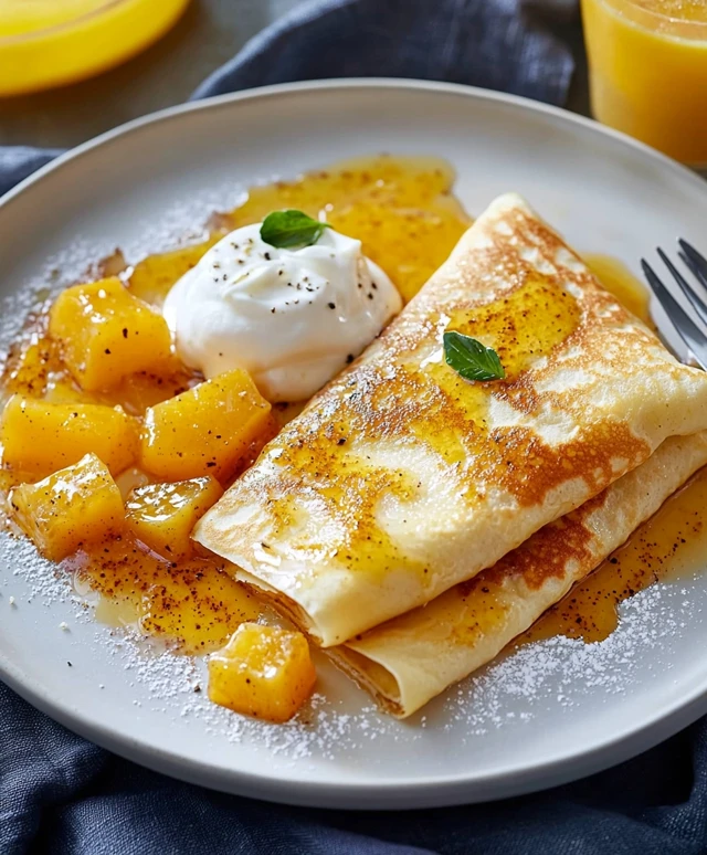 Crêpes Suzette délicieuses