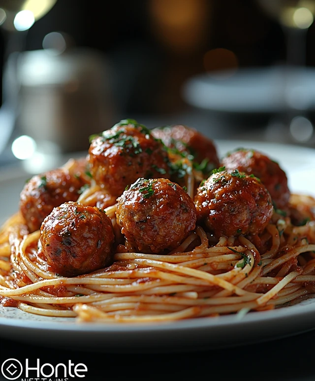 Spaghetti boulettes de viande