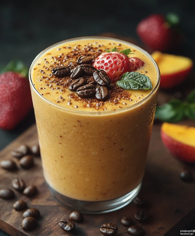 Smoothie café délicieux