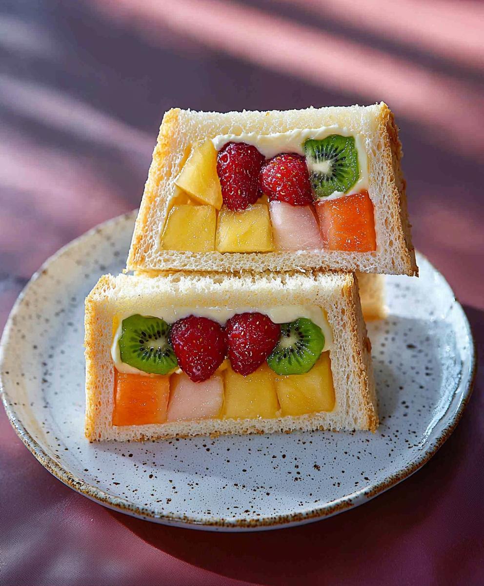 sandwich aux fruits