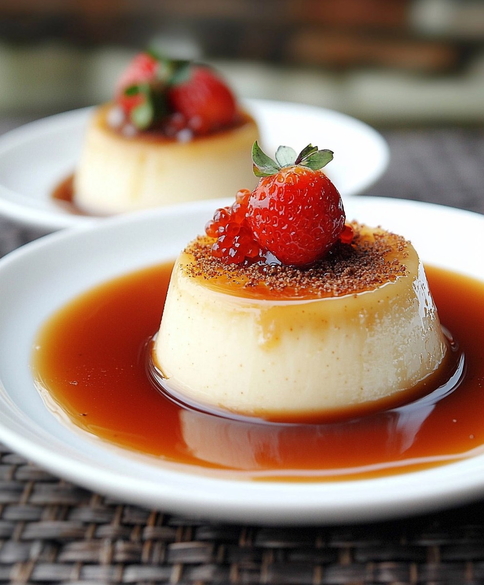 Crème Caramel dessert