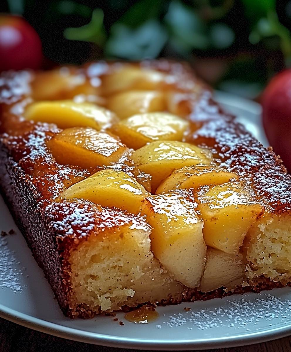 Cake aux pommes fondant
