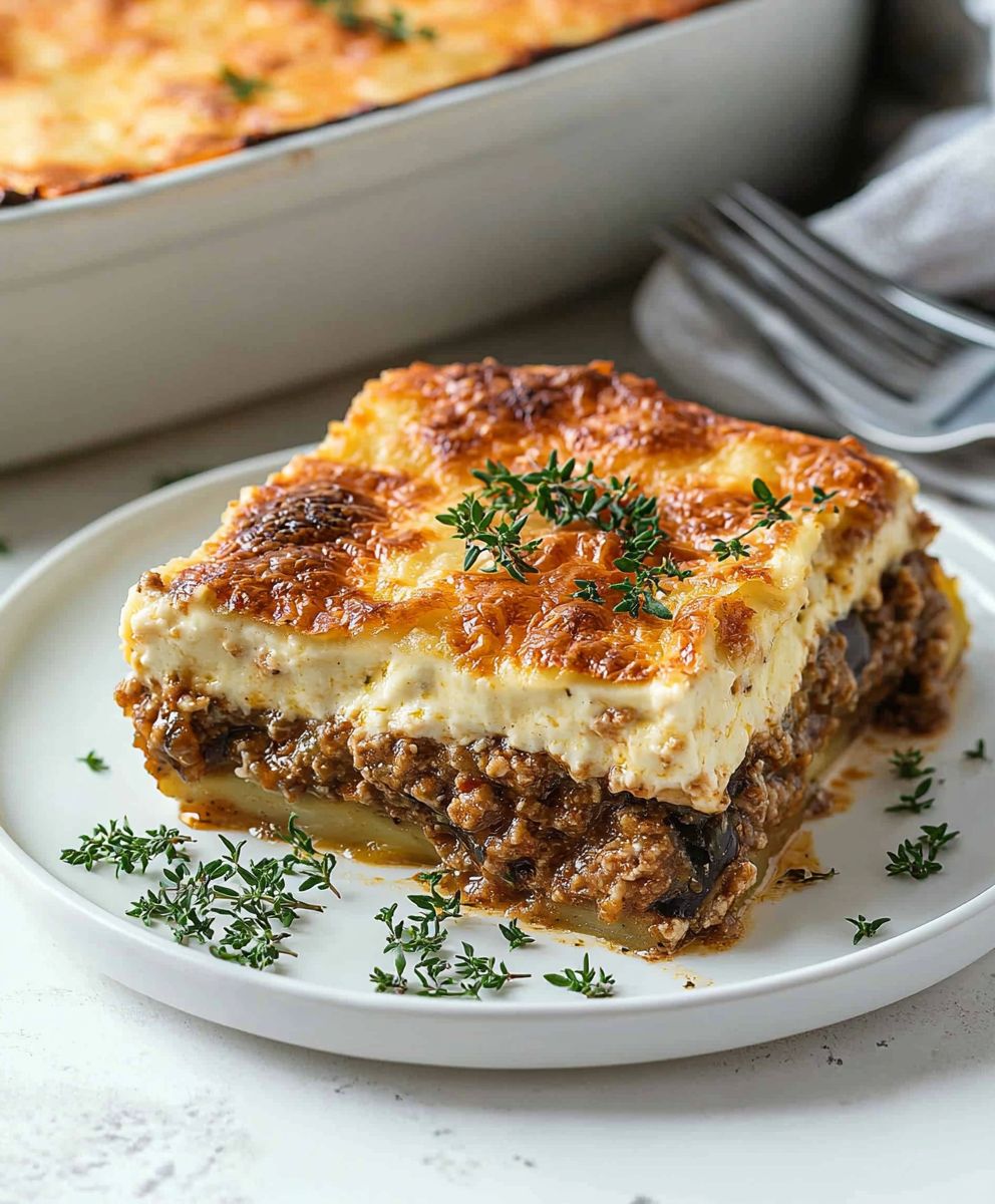 Moussaka aubergine facile