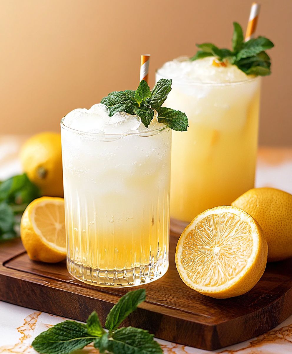 Limonade yuzu pétillante