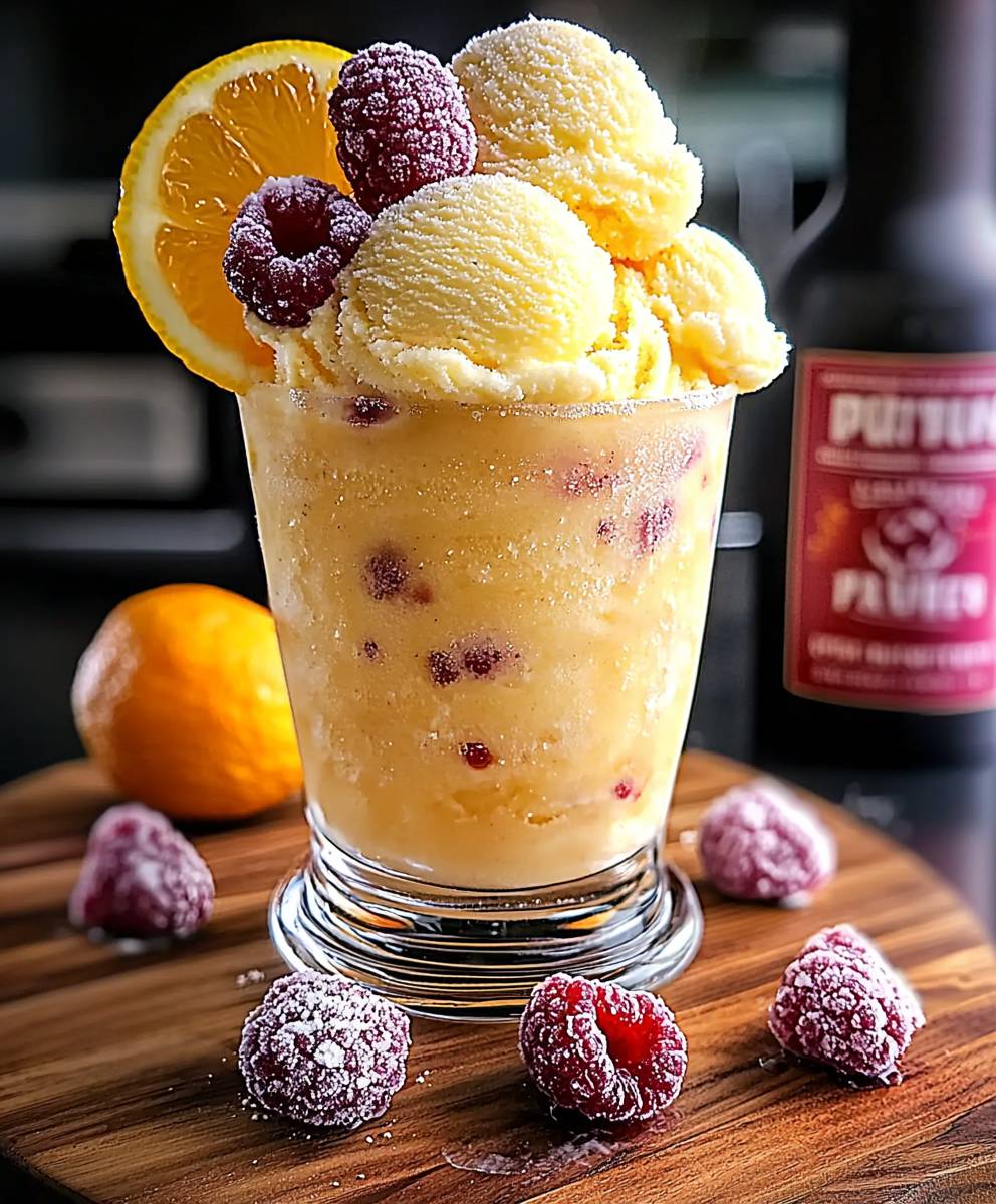 Granité crème glacée