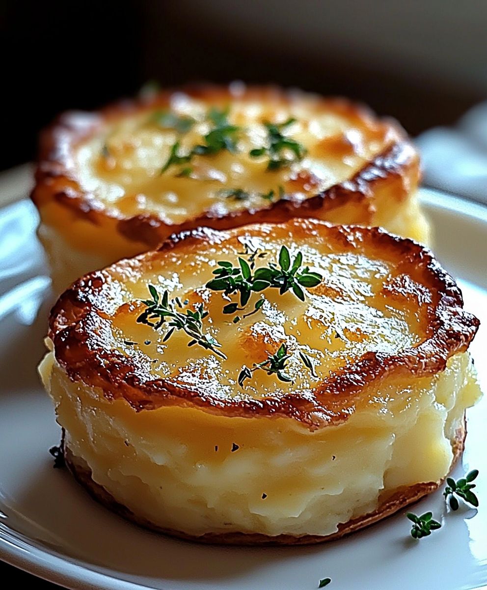 Feuilletés purée pommes de terre fromage