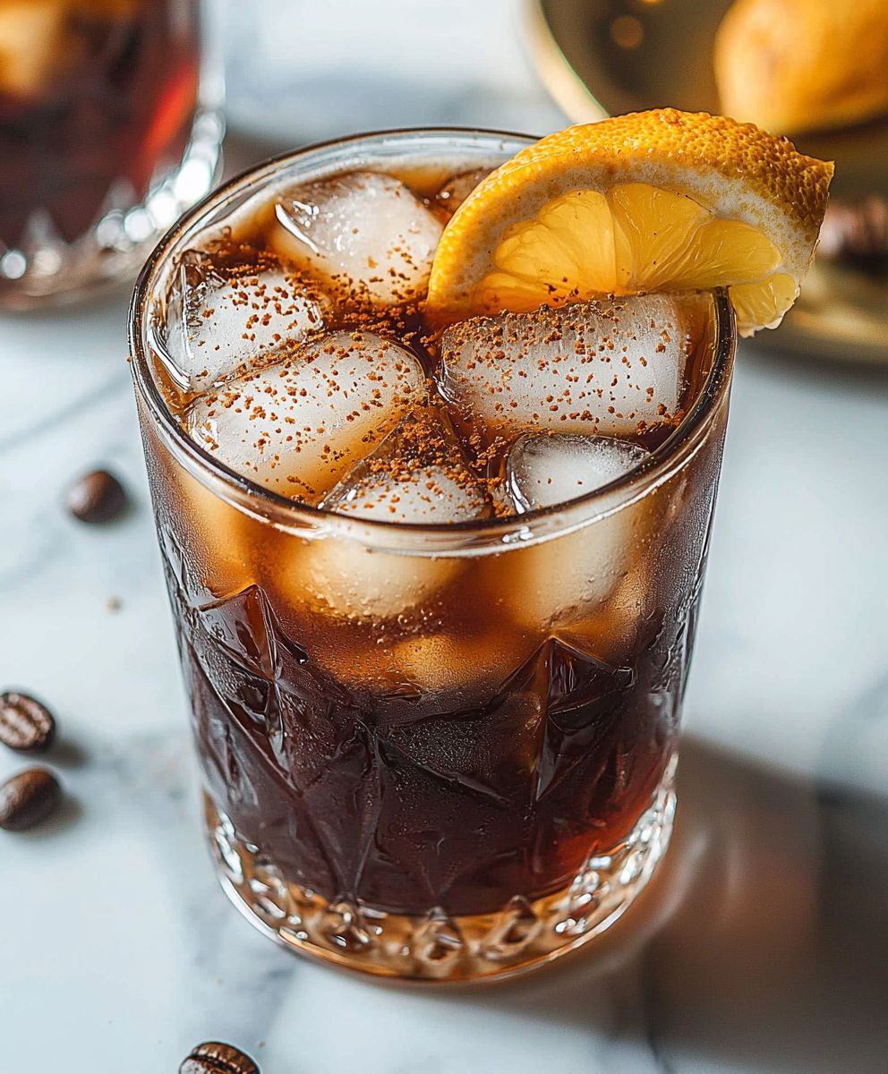 Espresso tonique glacé maison