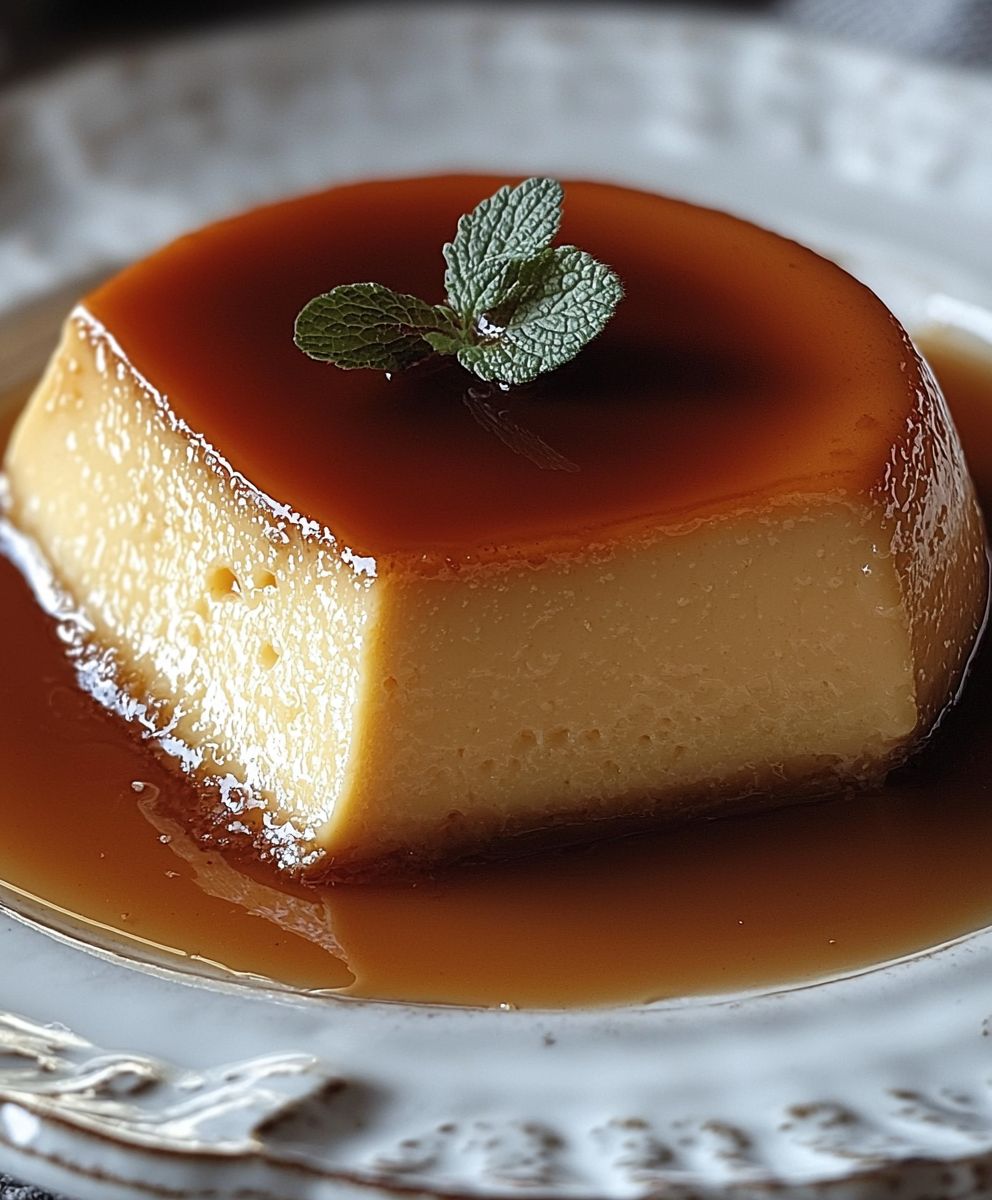 Flan gourmand caramel
