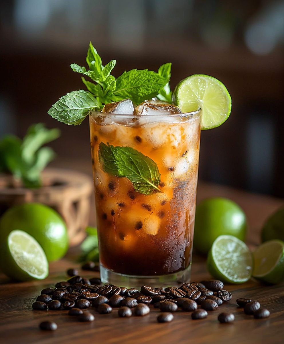 Mojito au café glacé