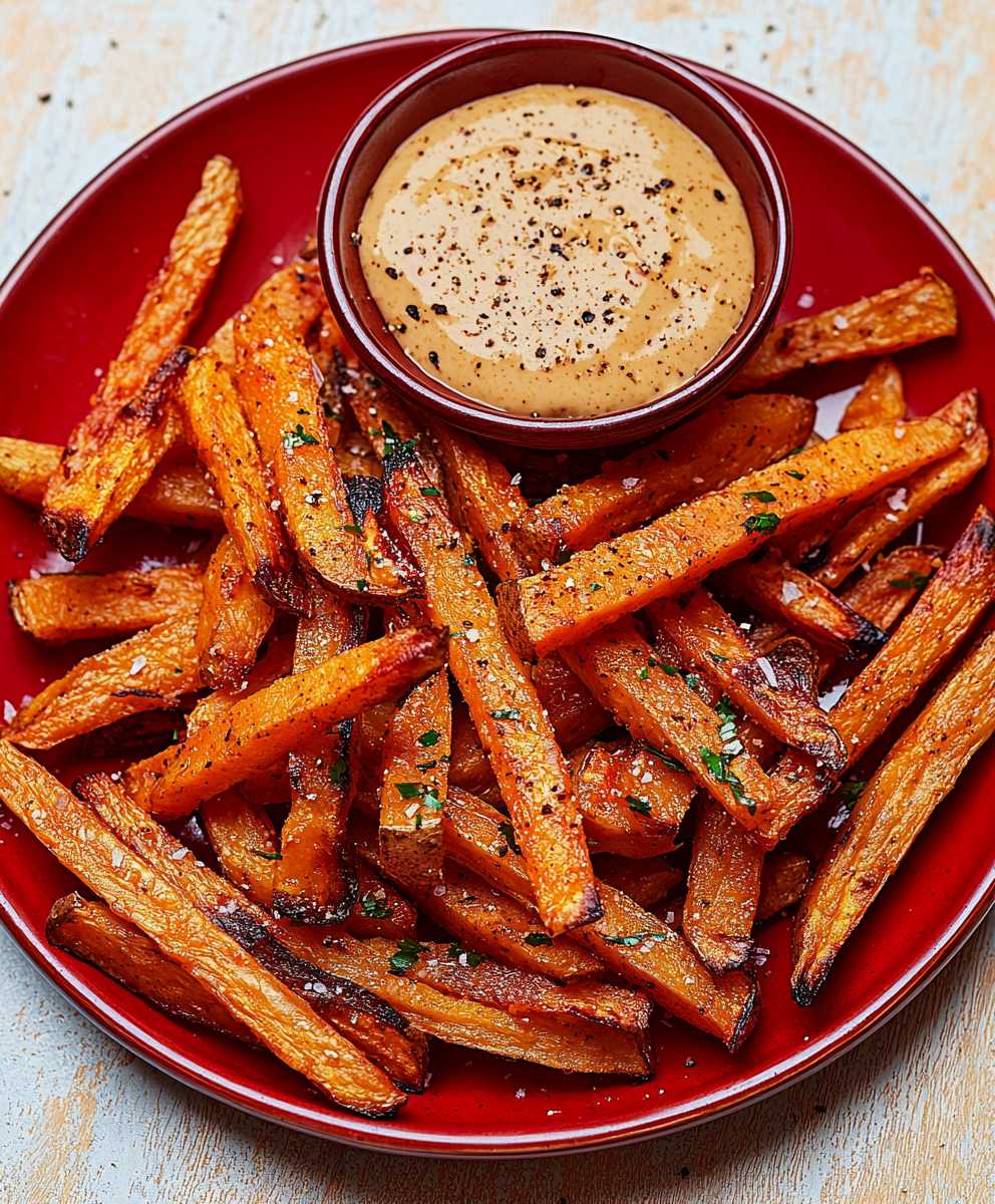 Frites patates douces