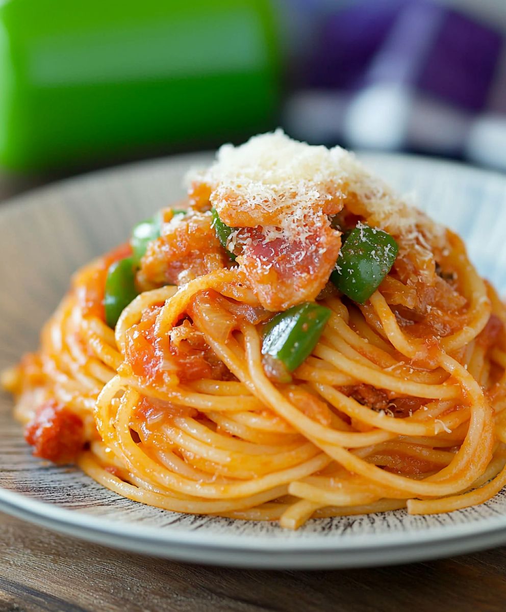 Spaghetti napolitains japonais