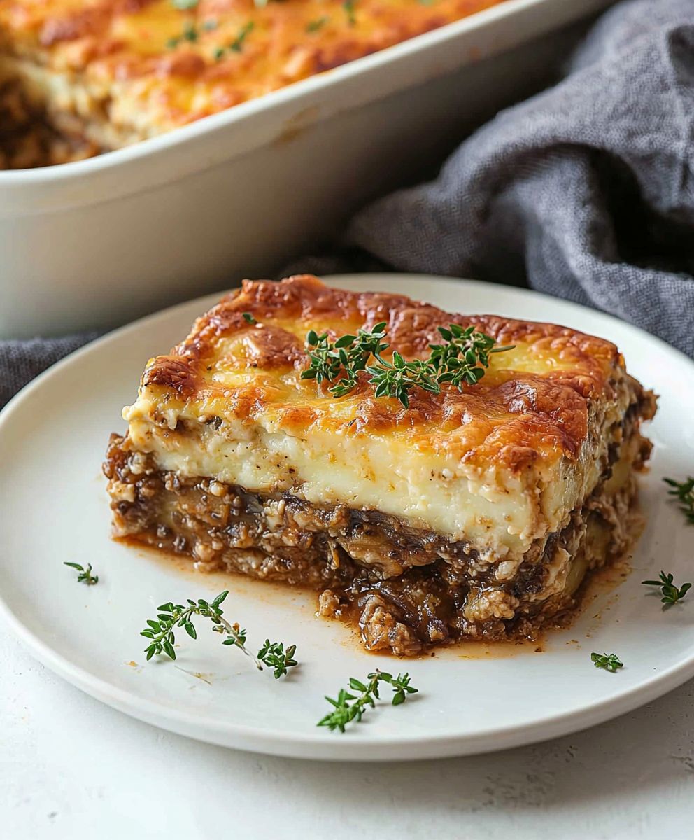 Moussaka aubergine facile