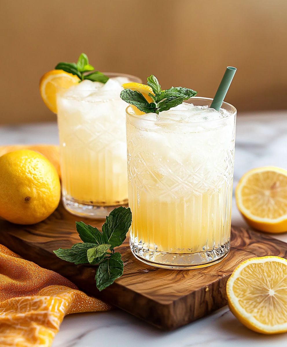 Limonade yuzu pétillante