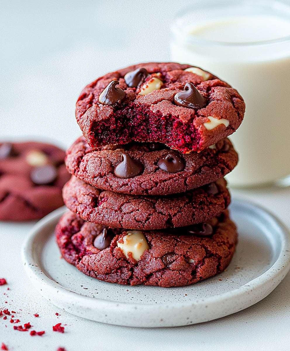 Biscuits Red Velvet chocolat