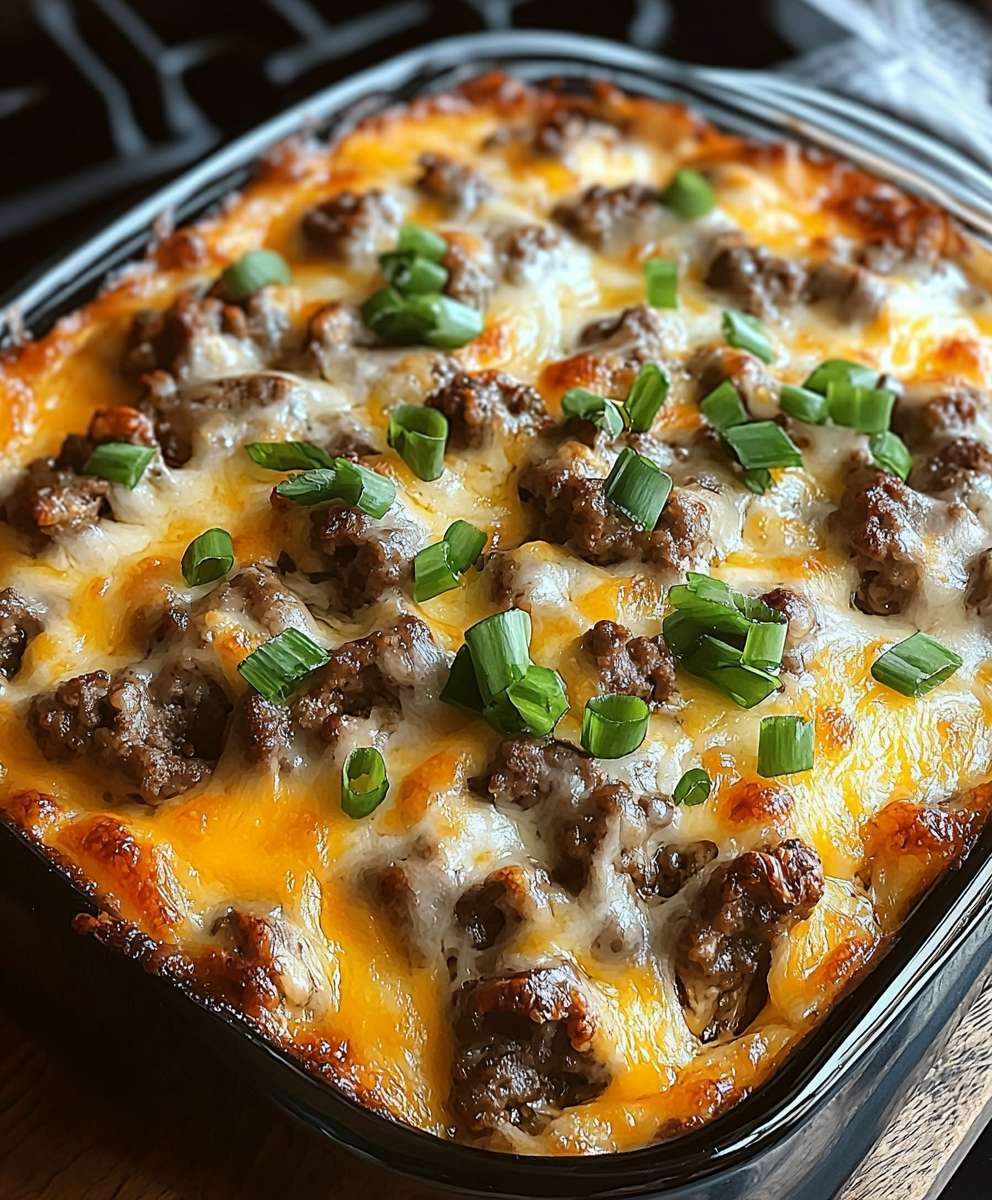 Casserole steak fromage Philadelphie