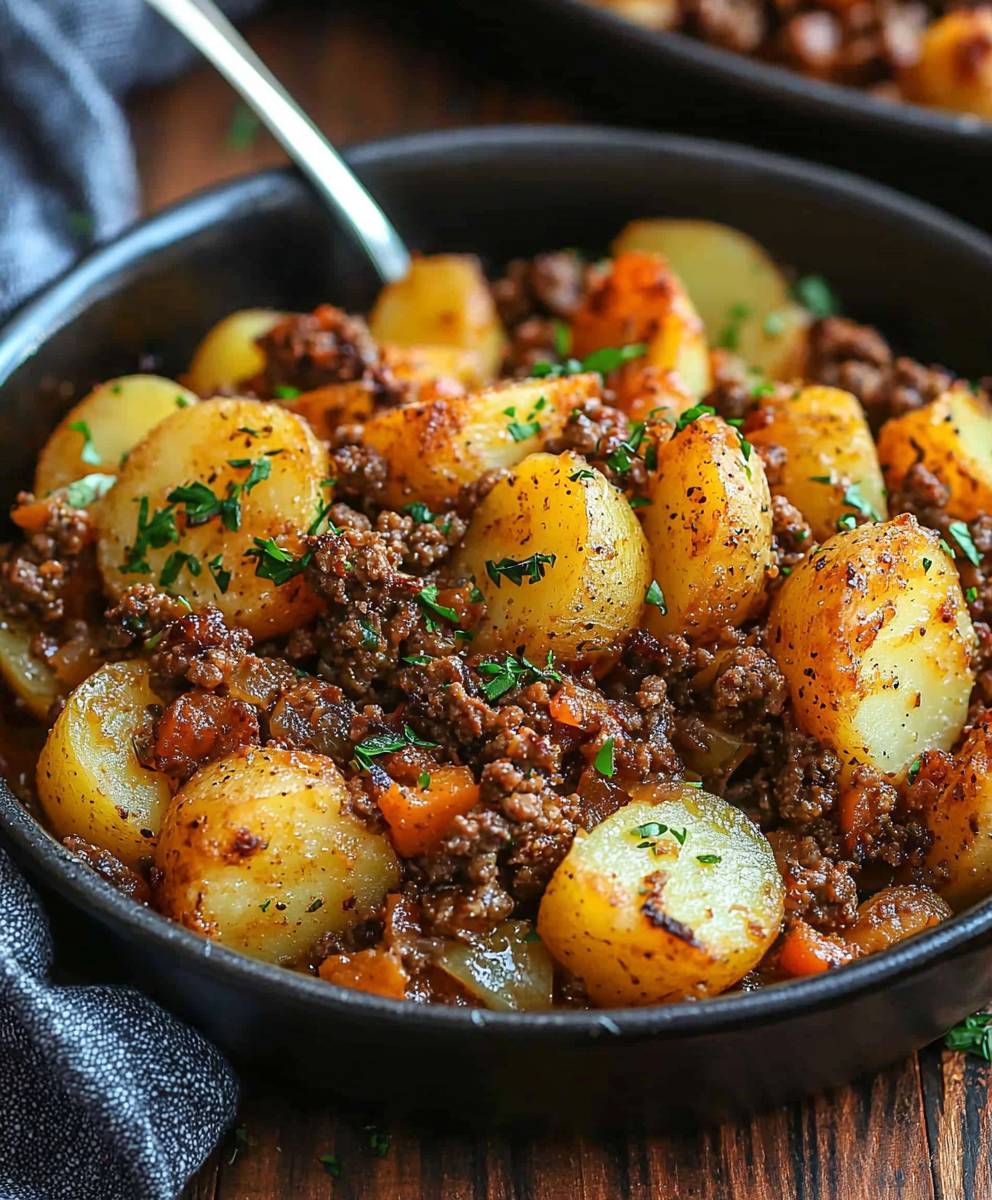 Cocotte hobo boeuf haché pommes terre