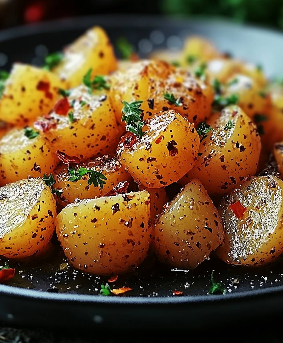 Pommes de terre sautées ail persil