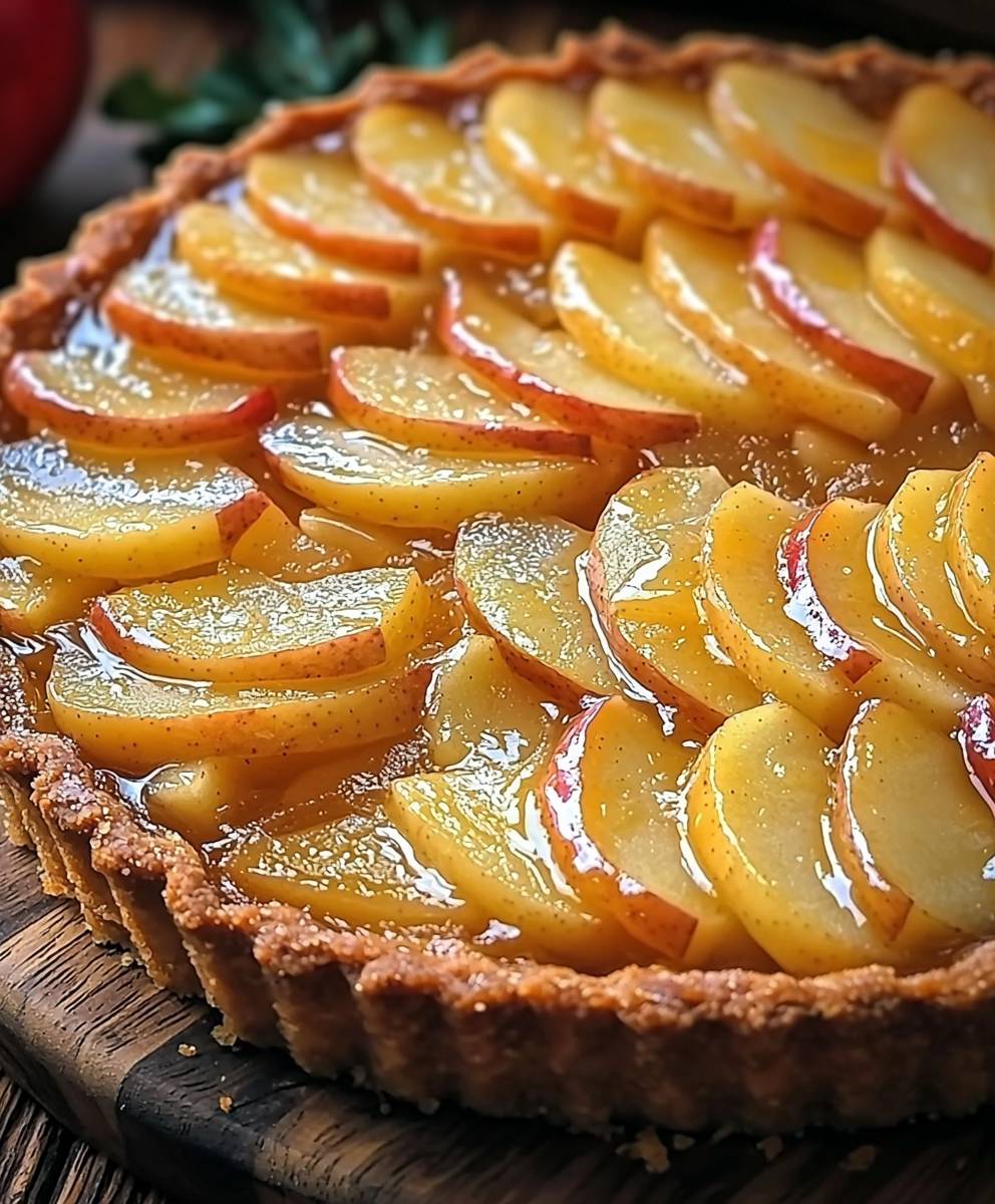 Tarte aux pommes normande