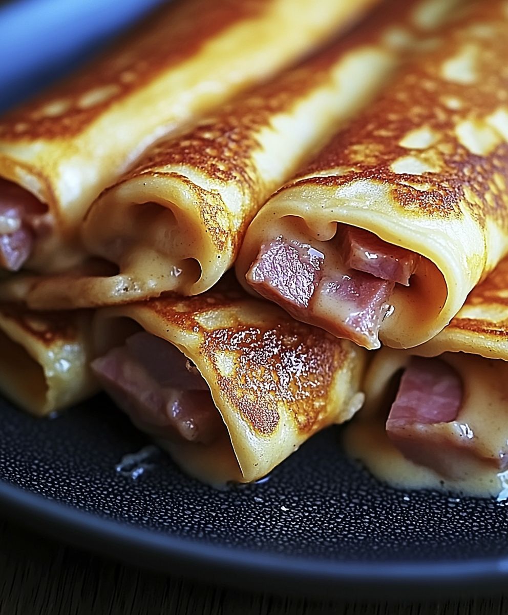 Crêpes jambon béchamel