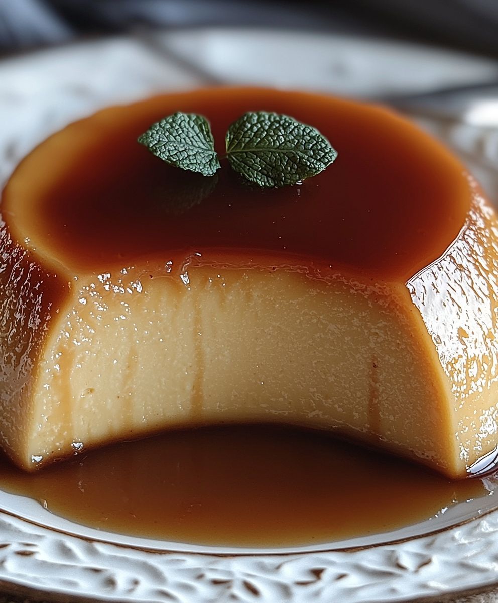 Flan gourmand caramel