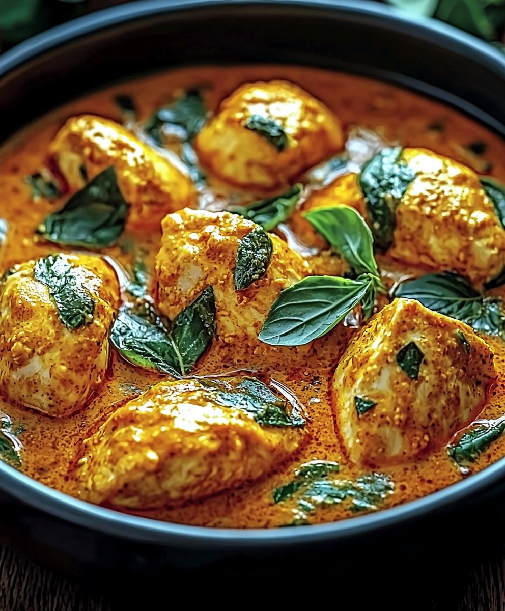 Poulet au curry savoureux