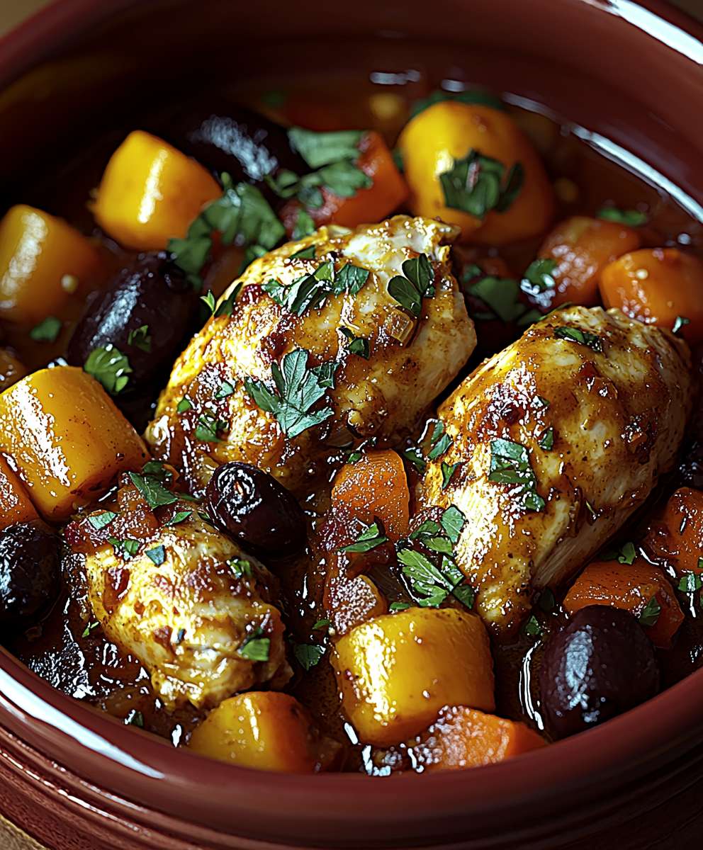 Tajine poulet épices