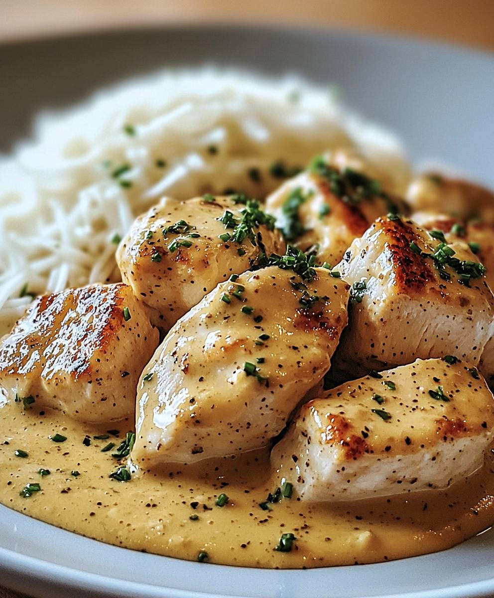 Poulet crémeux sauce ranch