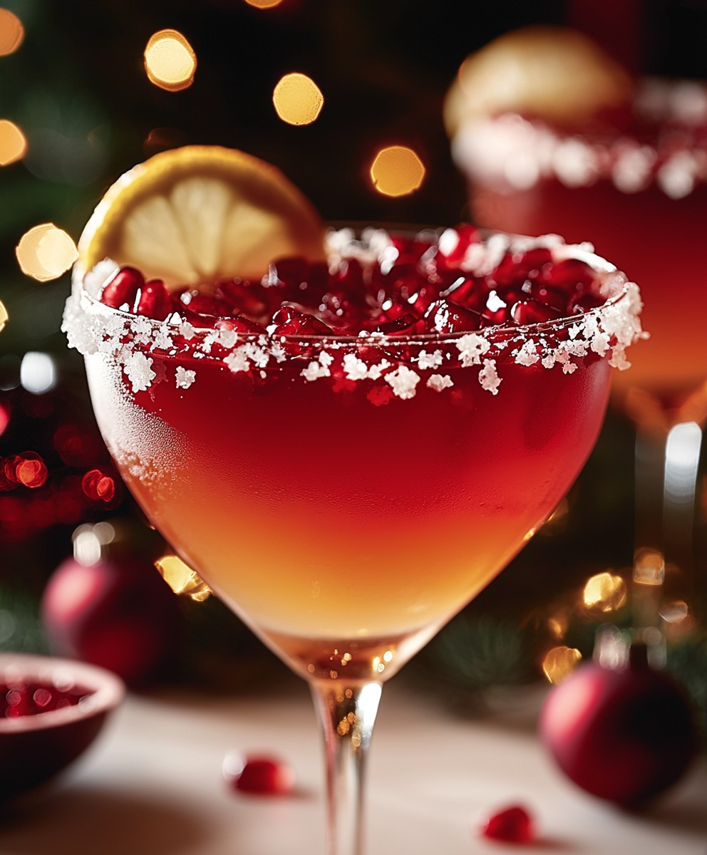 Mocktail de Noël à la grenade