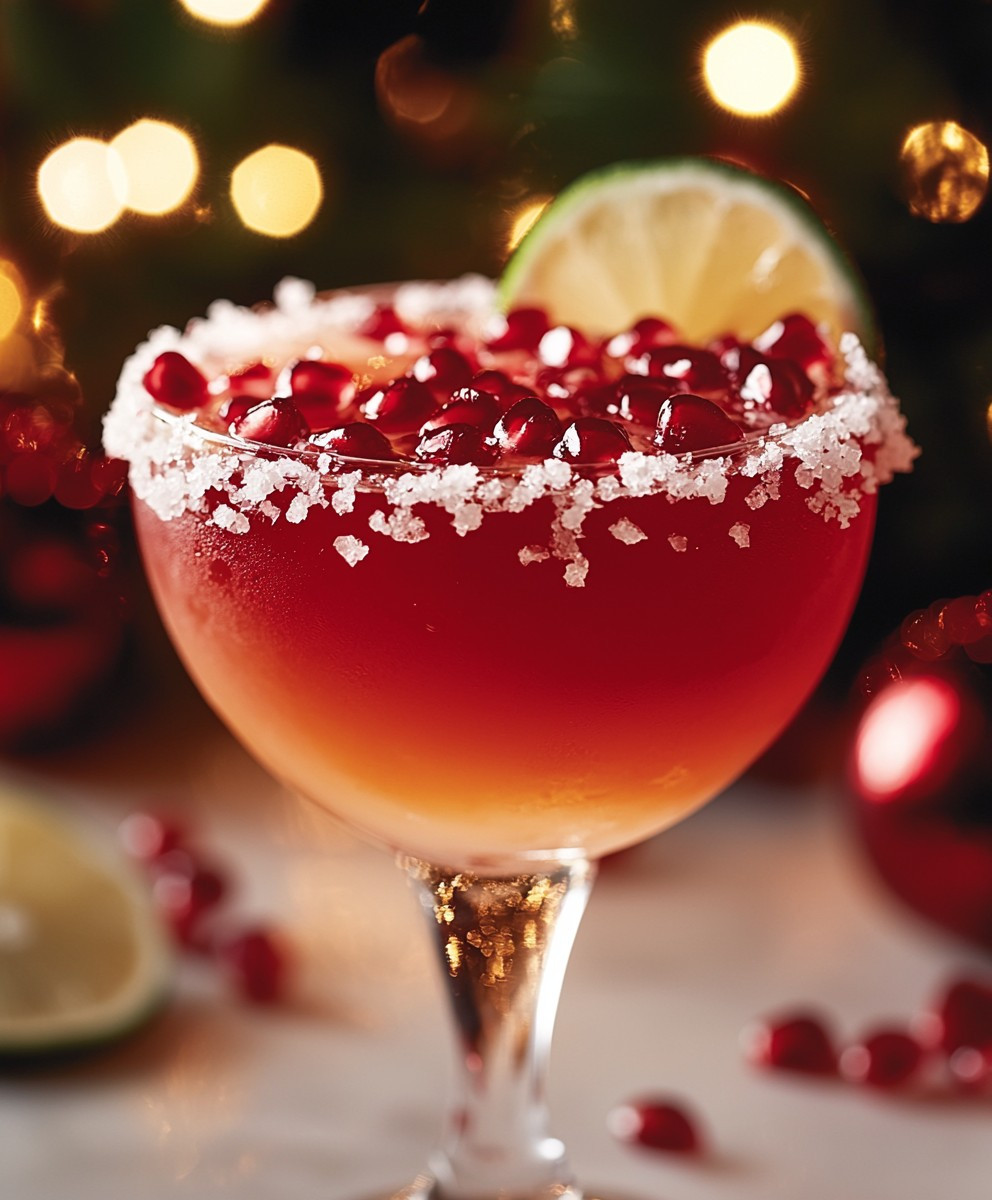 Mocktail de Noël à la grenade