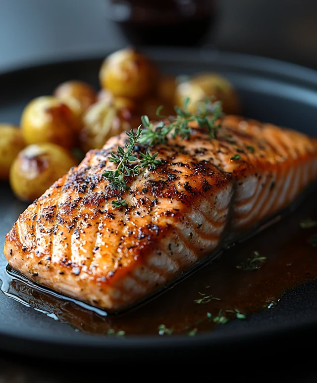 Saumon poêlé délicieux