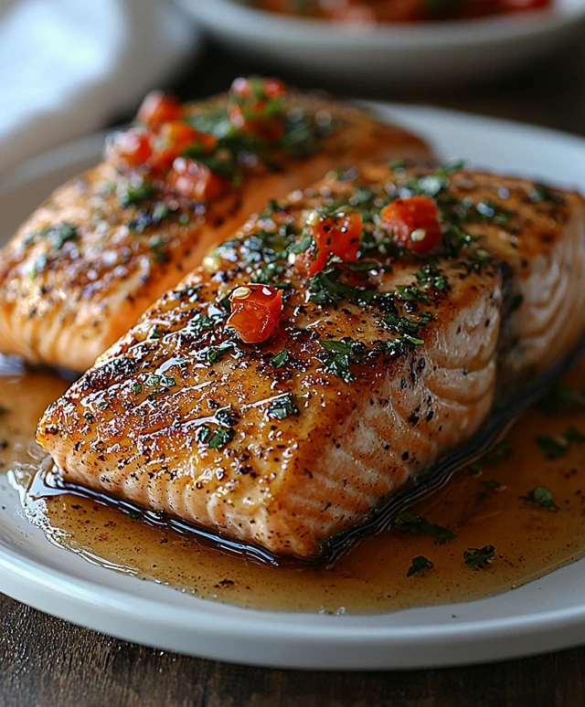 Saumon poêlé délicieux
