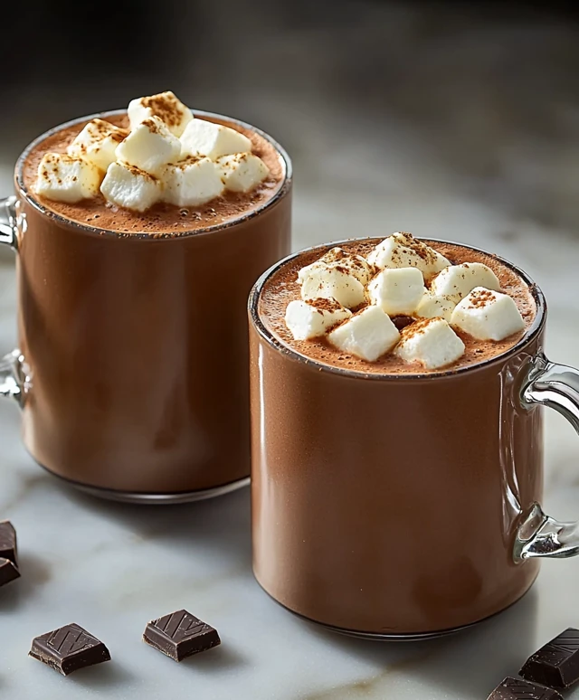 Chocolat chaud maison