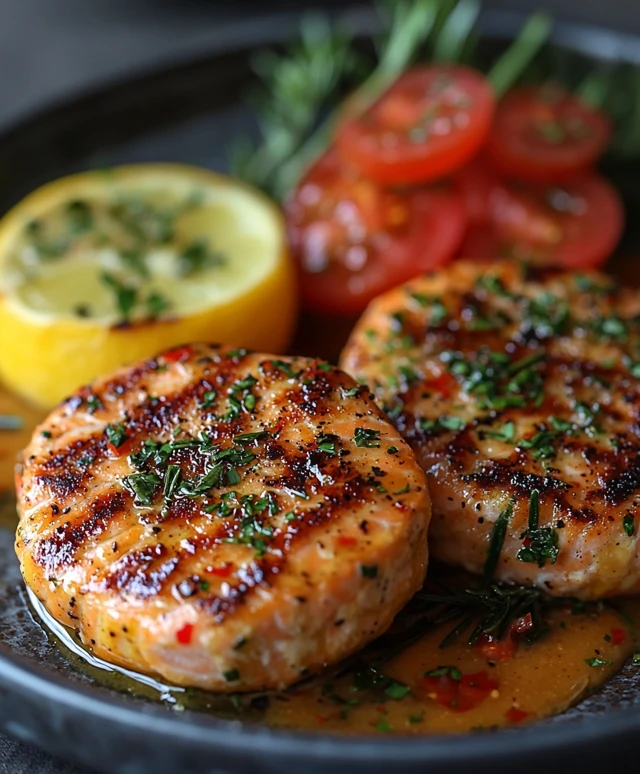 galettes de saumon frais