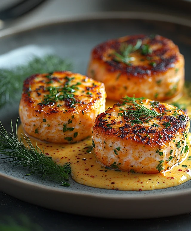 galettes de saumon frais